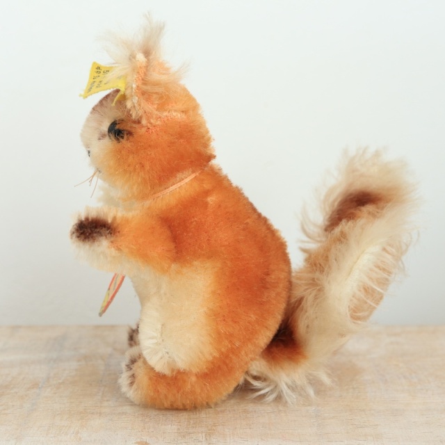アンティーク シュタイフ リス Steiff Possy 10cm