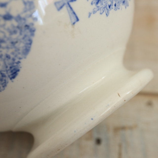 アンティーク カフェオレボウル ルルド SOUVENIR DE LOURDES フランス サルグミンヌ製 Digoin & Sarreguemines
