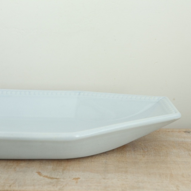 アンティーク ラヴィエ オクトゴナル 淡いブルー フランス モントロー