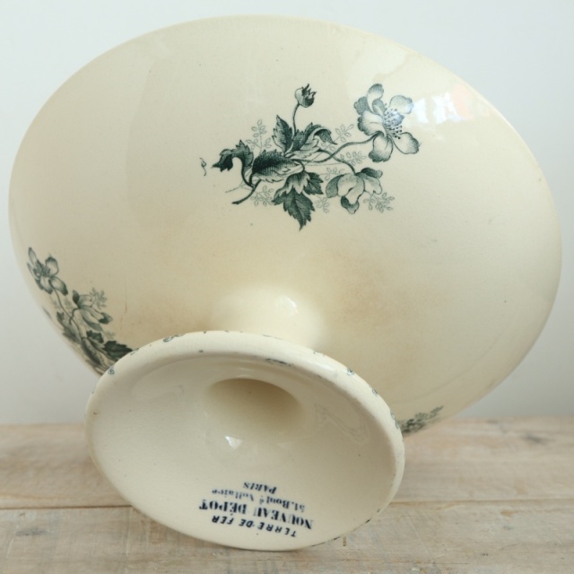 アンティーク コンポティエ FLOREAL フランス ショワジールロワ製