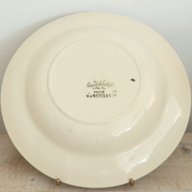 アンティーク プレート 深皿 ダンヌマリー フランス