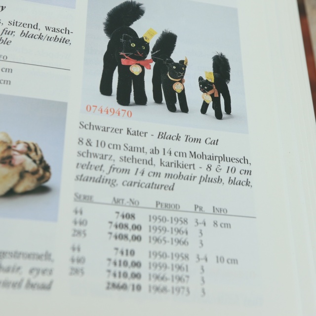 シュタイフ カタログ STEIFF SORTIMENT 1947-2003
