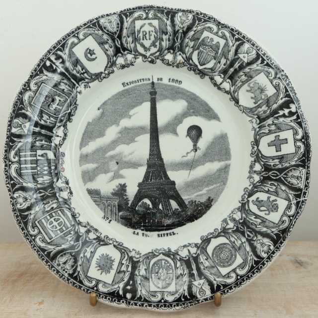 フランスアンティークMontereau プレート フランスアンティークMontereau プレート