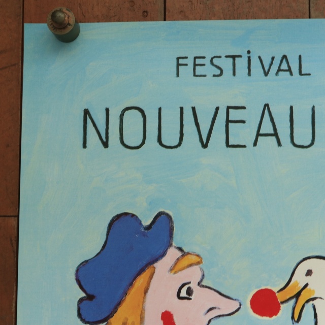 サヴィニャック ビンテージポスター Festival du Nouveau Rire Savignac