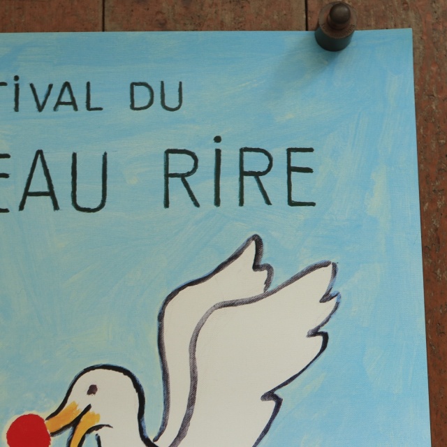 サヴィニャック ビンテージポスター Festival du Nouveau Rire Savignac