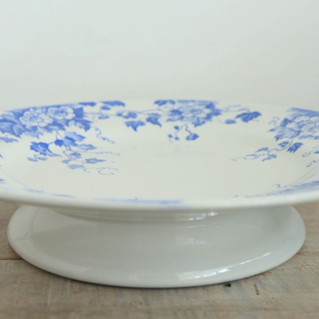 美品　サンタマン　ブールドネージュ　コンポティエ　紫陽花　フランスアンティーク フランス サンタマン 4003 アンティークコンポート コンポティエ