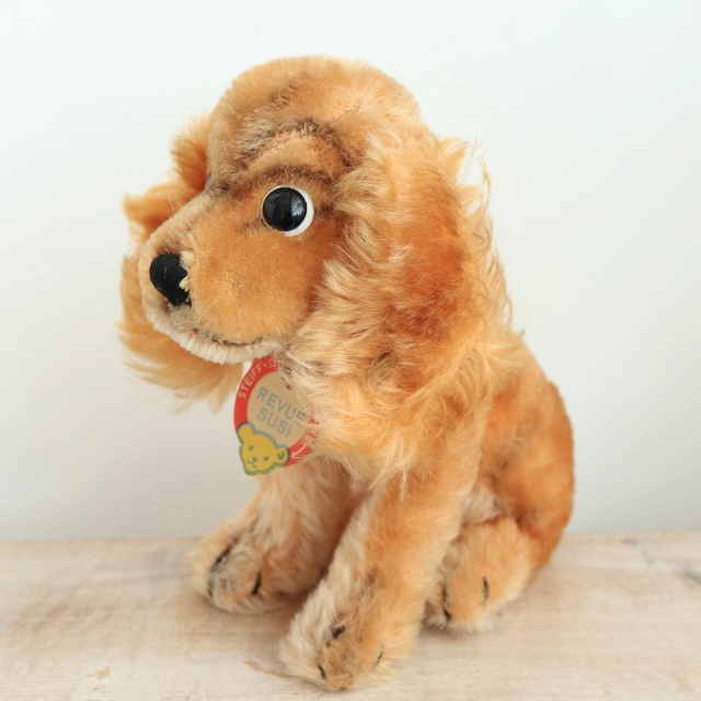 アンティーク シュタイフ コッカースパニエル Steiff Susi 17cm