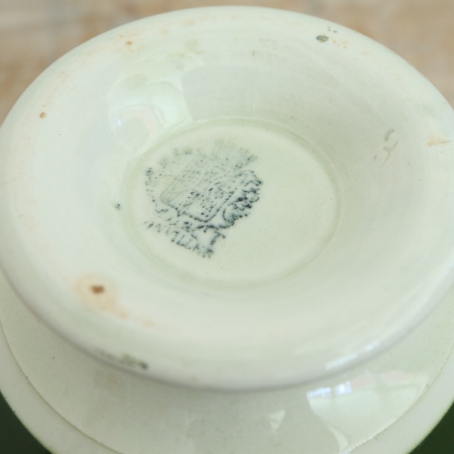 アンティーク カフェオレボウル アヒル フランス バドンヴィレー製 Badonviller