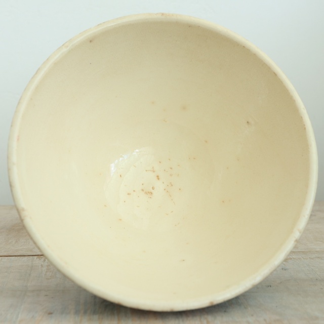 アンティーク カフェオレボウル リンゴ バルボティーヌ フランス ショワジールロワ製 Choisy le Roi