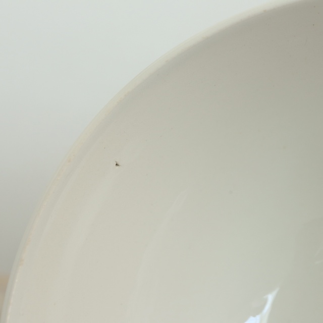 アンティーク カフェオレボウル 白 フランス サルグミンヌ製 ドイツ領時代 Saargemund