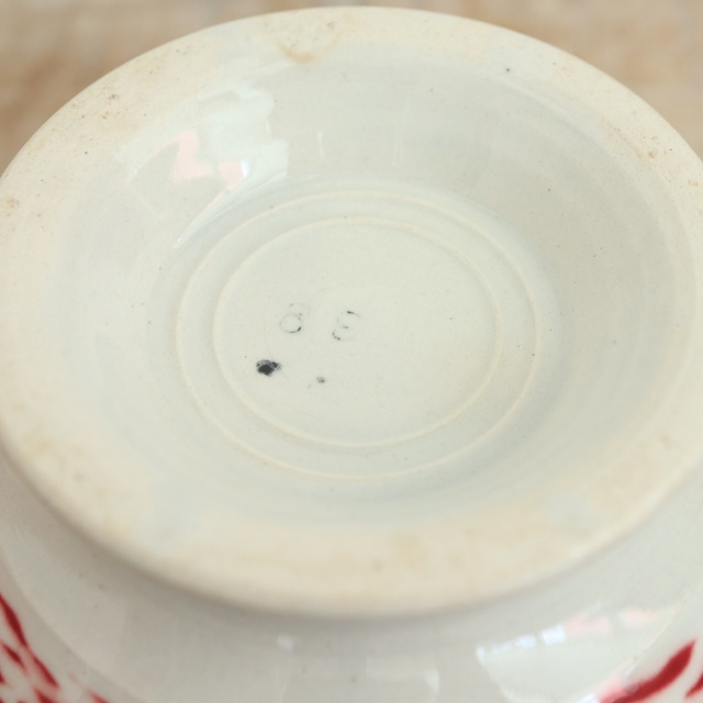 アンティーク カフェオレボウル プチバトー フランス バドンヴィレー製 Badonviller