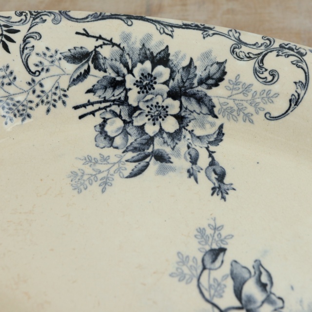 Choisy le roi Floréal フランス　花　小花　アンティーク ショワジールロワ フロレアル Choisy le Roi FLOREAL 平皿 φ22cm
