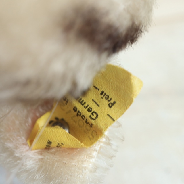 アンティーク シュタイフ お眠りネコ Steiff Floppy Kitty 28cm