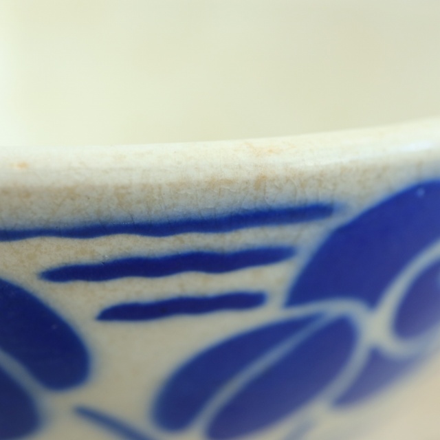 アンティーク カフェオレボウル フランス リュネヴィル製 K&G Luneville