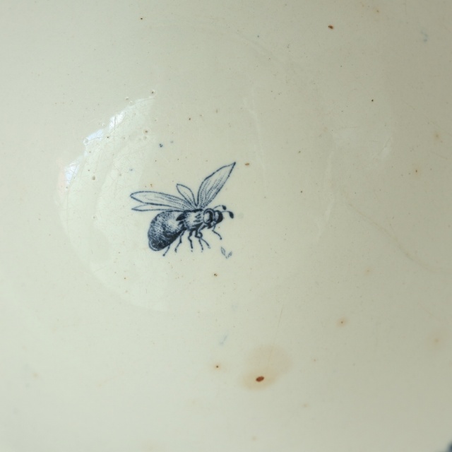 アンティーク カフェオレボウル カルメン CARMEN フランス サルグミンヌ製 OPAQUE Utzschneider & Cie Sarreguemines