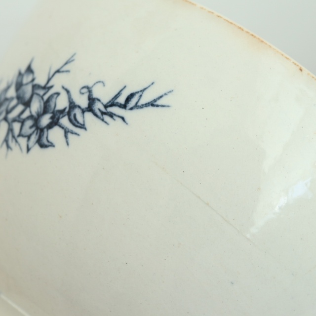 アンティーク カフェオレボウル カルメン CARMEN フランス サルグミンヌ製 OPAQUE Utzschneider & Cie Sarreguemines