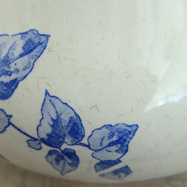 アンティーク ピシェ ペチュニア TOILETTE PETUNIA フランス クレイユモントロー製 Creil Montereau