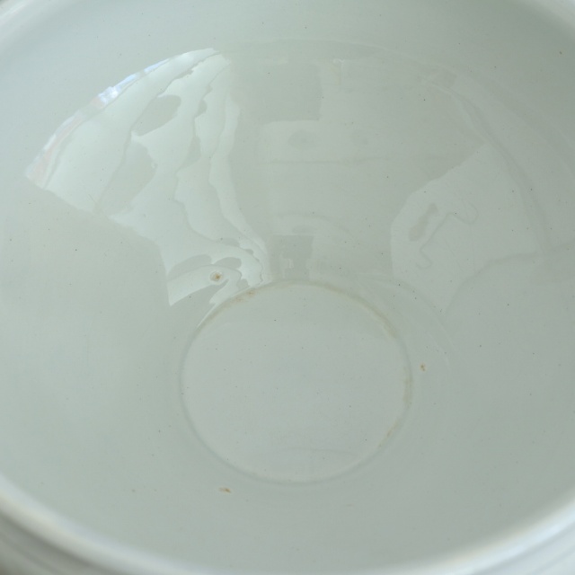 アンティーク スーピエール 白 フランス サンタマン製 SAINT AMAND