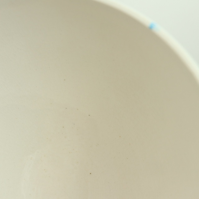 アンティーク カフェオレボウル ライトブルー フランス ディゴワン&サルグミンヌ製 DIGOIN & SARREGUEMINES