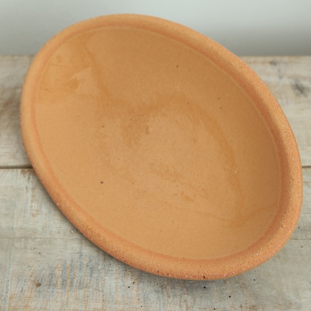 ベッコフ鍋 コウノトリ ナチュラル 23cmサイズ アルザス地方 スフレンハイム焼き 陶器製