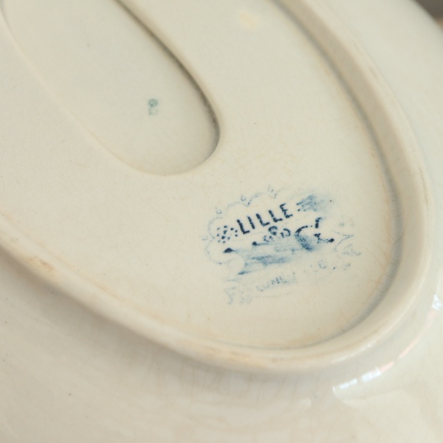 アンティーク ソーシエール LILLE フランス リュネヴィル製 KG Luneville
