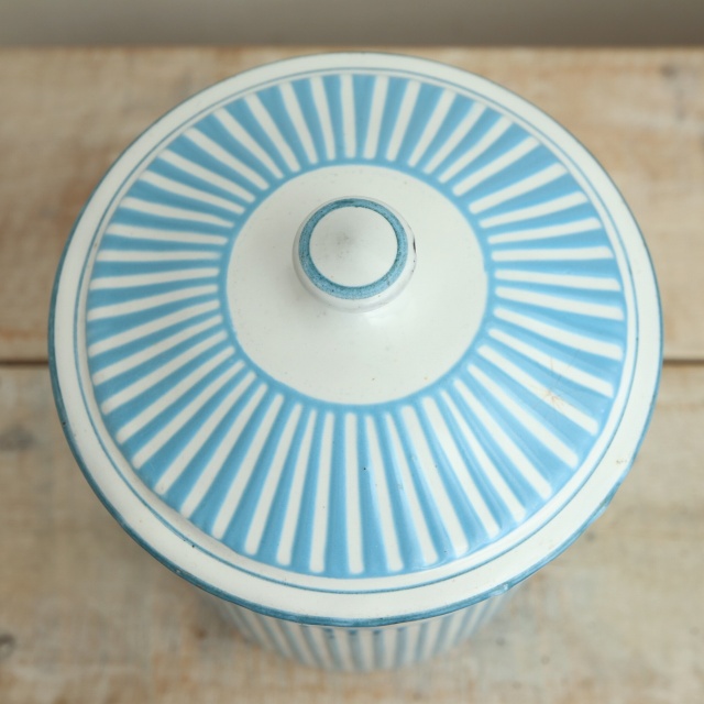 BB社 ローズガーランド アンティーク ホウロウキャニスター Farine 小麦粉