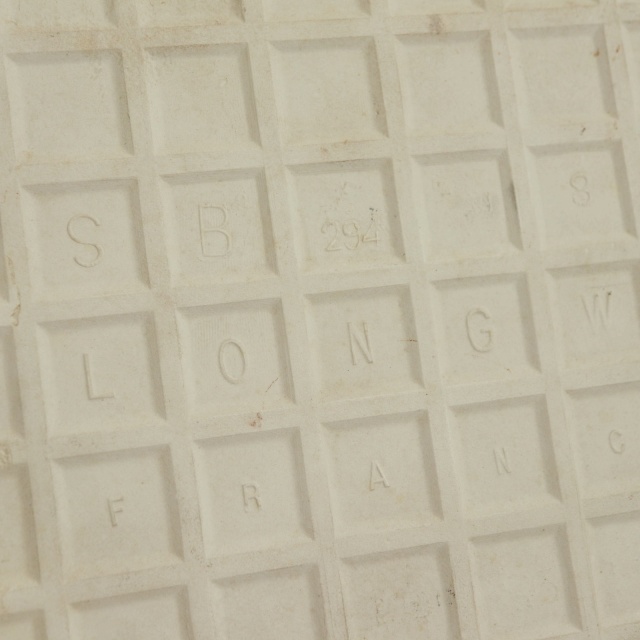 アンティーク タイル ツバメ HIRONDELLES フランス ロンウィー製 LONGWY