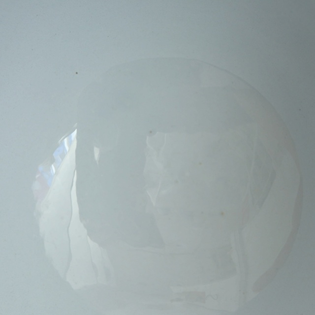 アンティーク カフェオレボウル 淡いブルー フランス ディゴワン&サルグミンヌ製 DIGOIN & SARREGUEMINES