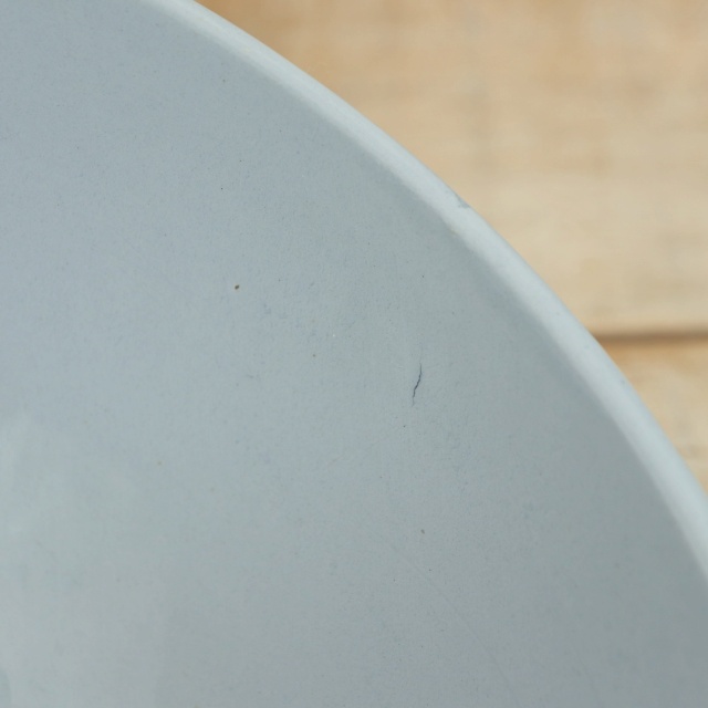 アンティーク カフェオレボウル 淡いブルー フランス ディゴワン&サルグミンヌ製 DIGOIN & SARREGUEMINES