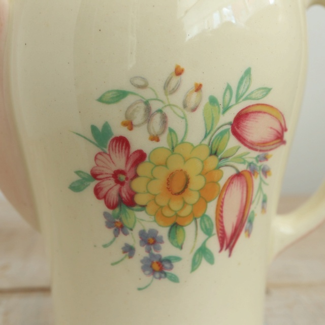 スージークーパー スウォンジースプレイ ピンク コーヒーポット