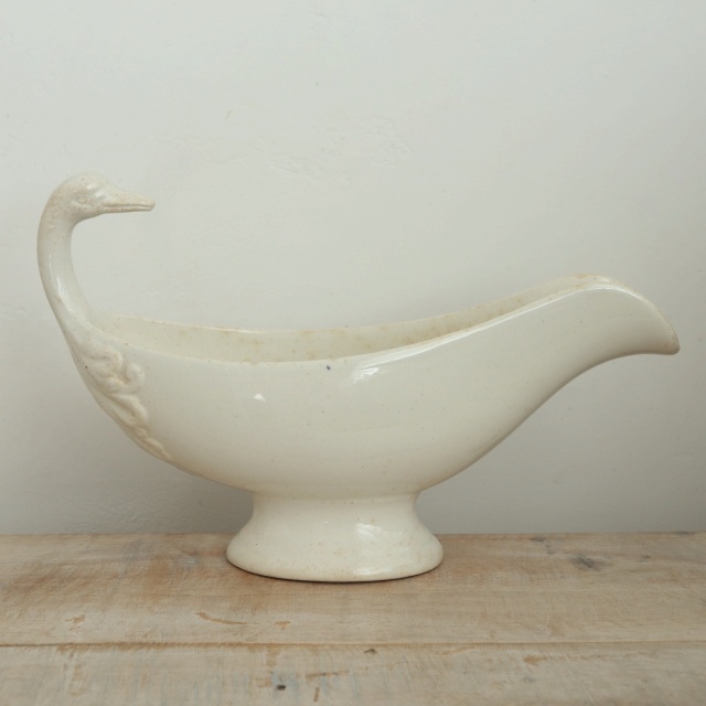 アンティーク ソーシエール 白鳥 フランス ペクソンヌ製 PEXONNE Fenal Freres