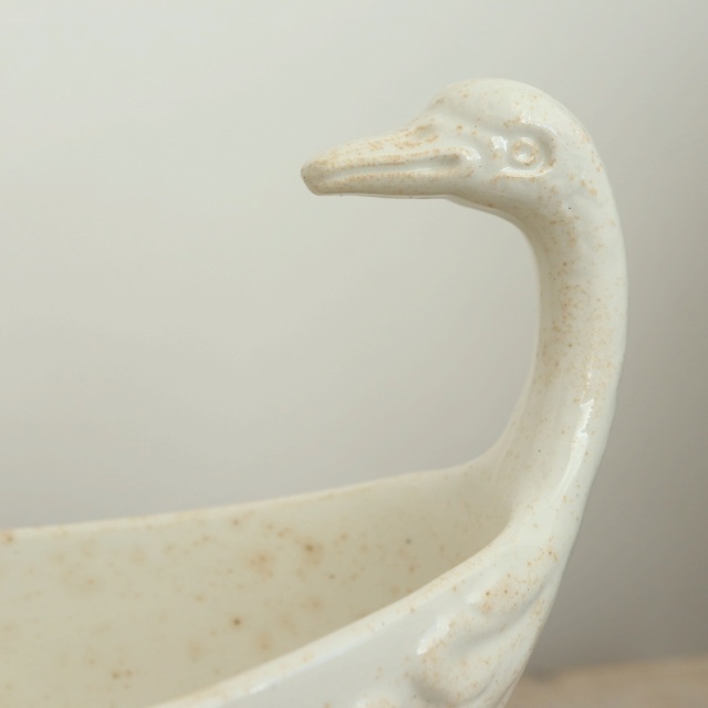 アンティーク ソーシエール 白鳥 フランス ペクソンヌ製 PEXONNE Fenal Freres