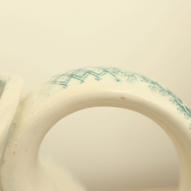 アンティーク ピシェ JARDINIERE フランス サルグミンヌ製 U&C SARREGUEMINES