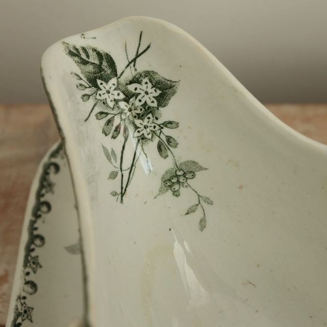 フランスアンティーク サンタマン窯 Saint Amand ソーシエール サンタマン窯『MODERNE』ソーシエール フランスアンティーク