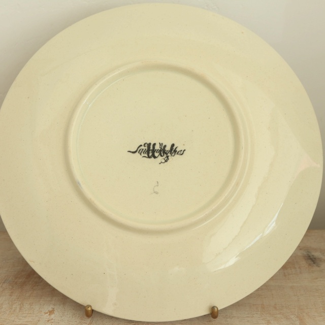 アンティークプレート 絵皿 Les petites filles et l'aquarium