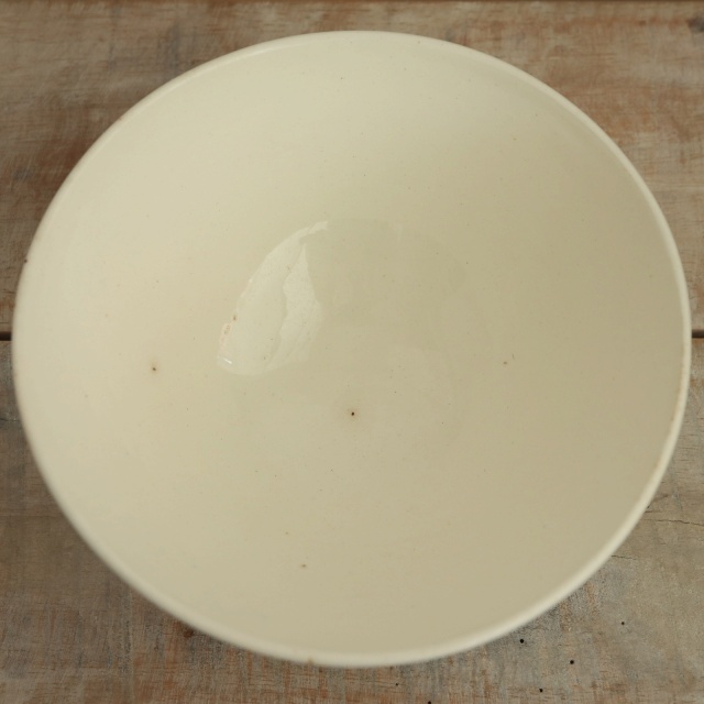 アンティーク カフェオレボウル バラ フランス リュネヴィル製 K&G Luneville