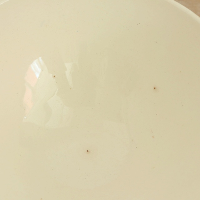 アンティーク カフェオレボウル バラ フランス リュネヴィル製 K&G Luneville