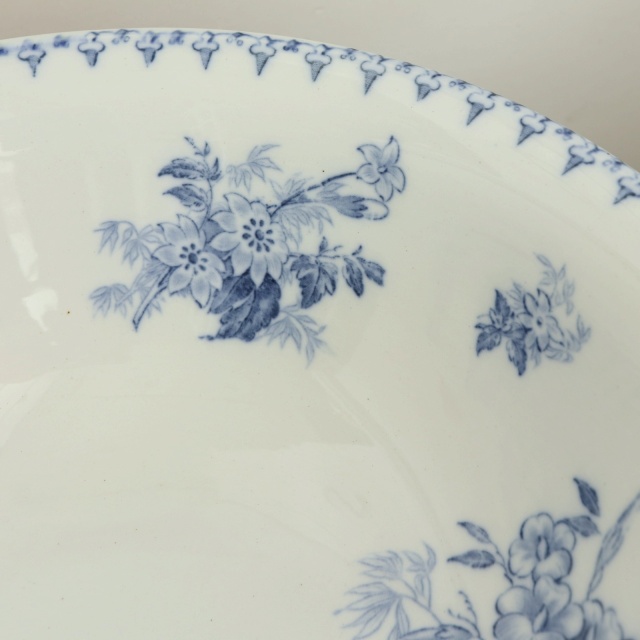 アンティーク サラディエール FLORE フランス サルグミンヌ製 U&C SARREGUEMINES