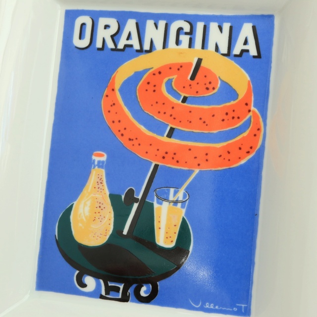 オランジーナ ビンテージ 灰皿 ベルナール・ヴィルモ ORANGINA VILLEMOT