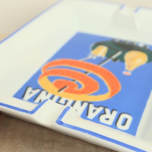 オランジーナ ビンテージ 灰皿 ベルナール・ヴィルモ ORANGINA VILLEMOT