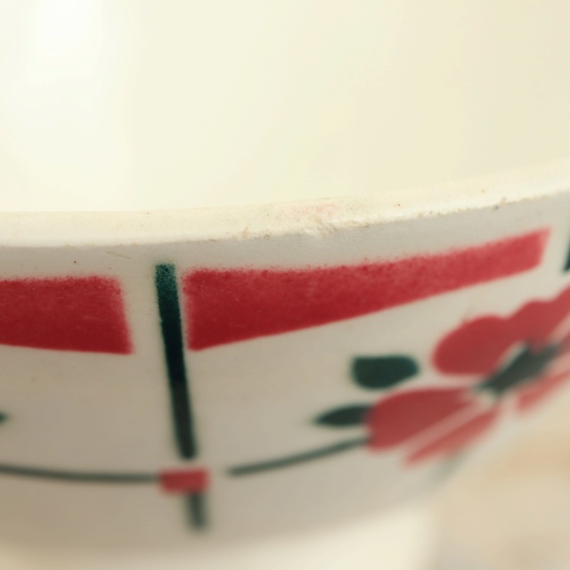 アンティーク カフェオレボウル MONIQUE フランス サンタマン製 SAINT AMAND