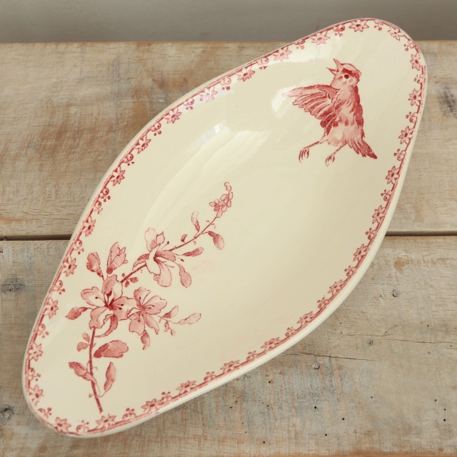 美品＊フランスアンティーク＊サルグミンヌ＊FAVORI＊オーバル皿＊大皿 美品＊フランスアンティーク＊サルグミンヌ＊FAVORI＊オーバル皿