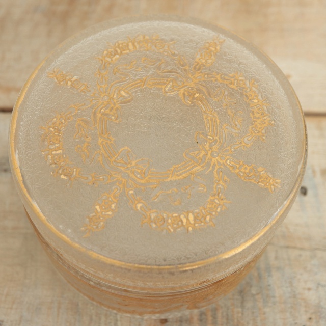 アンティーク コフレ 小物入れ SAPHO フランス サンルイ製 Saint Louis