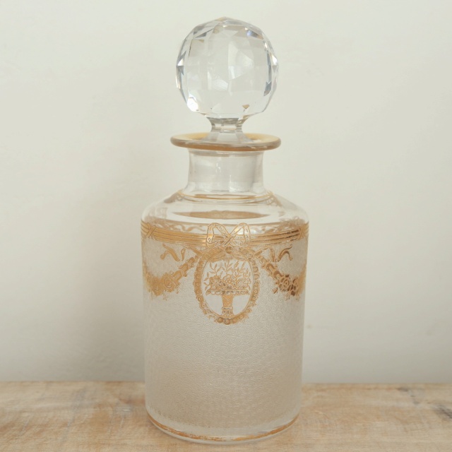 アンティーク 香水瓶 SAPHO フランス サンルイ製 Saint Louis