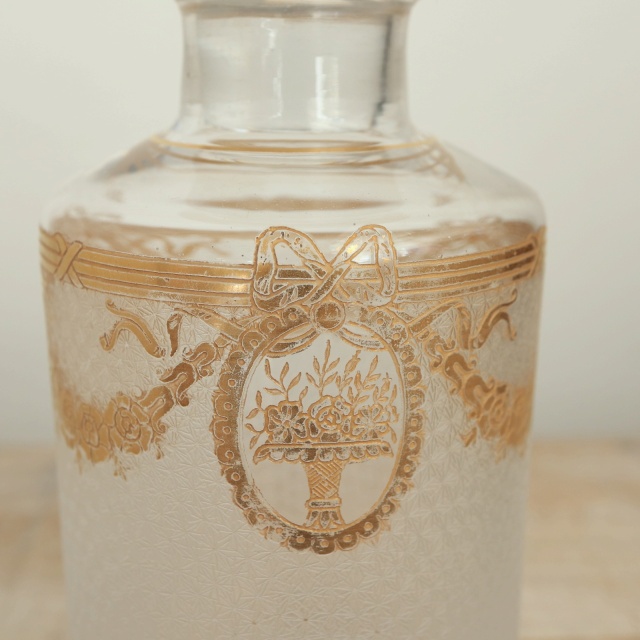 アンティーク 香水瓶 SAPHO フランス サンルイ製 Saint Louis