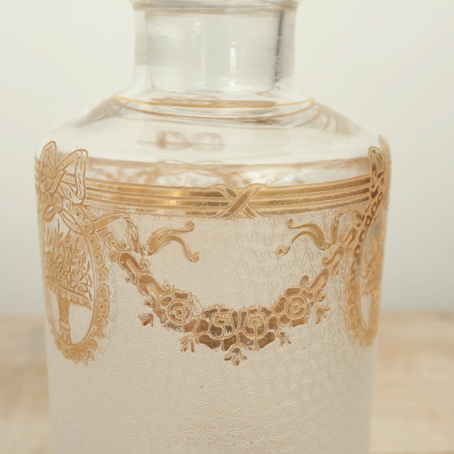 アンティーク 香水瓶 SAPHO フランス サンルイ製 Saint Louis
