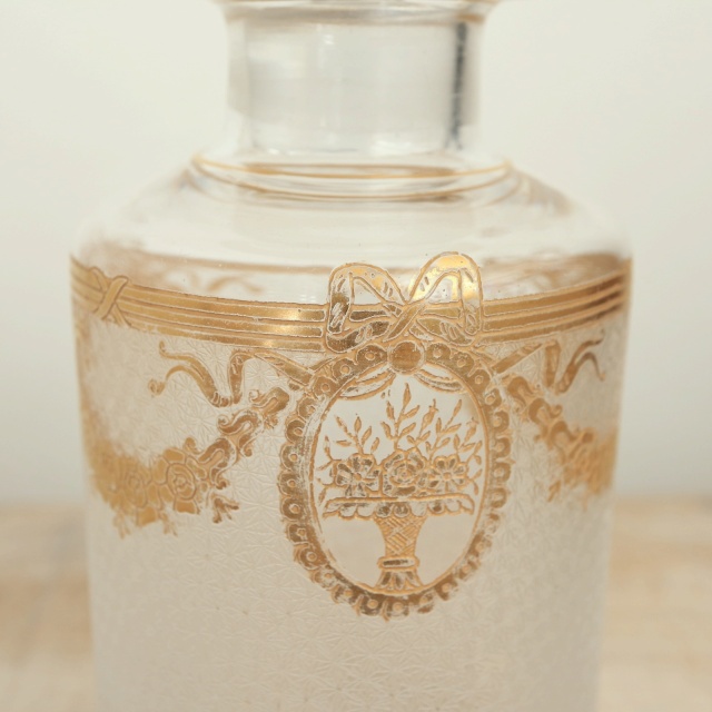 アンティーク 香水瓶 SAPHO フランス サンルイ製 Saint Louis
