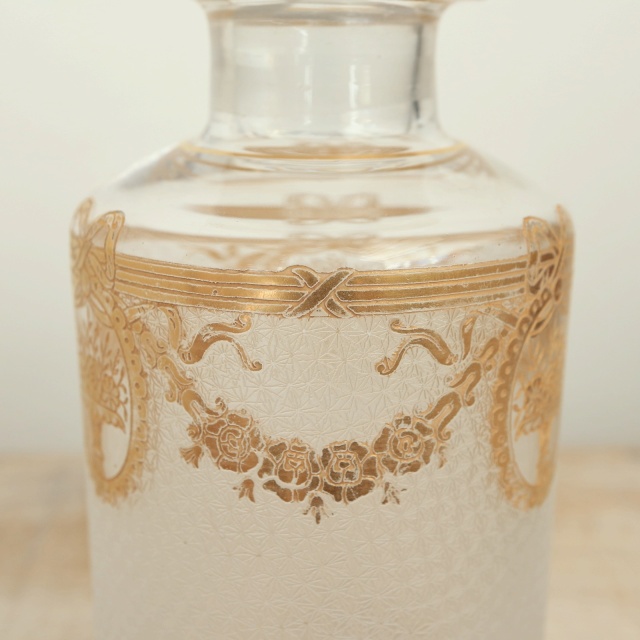 アンティーク 香水瓶 SAPHO フランス サンルイ製 Saint Louis