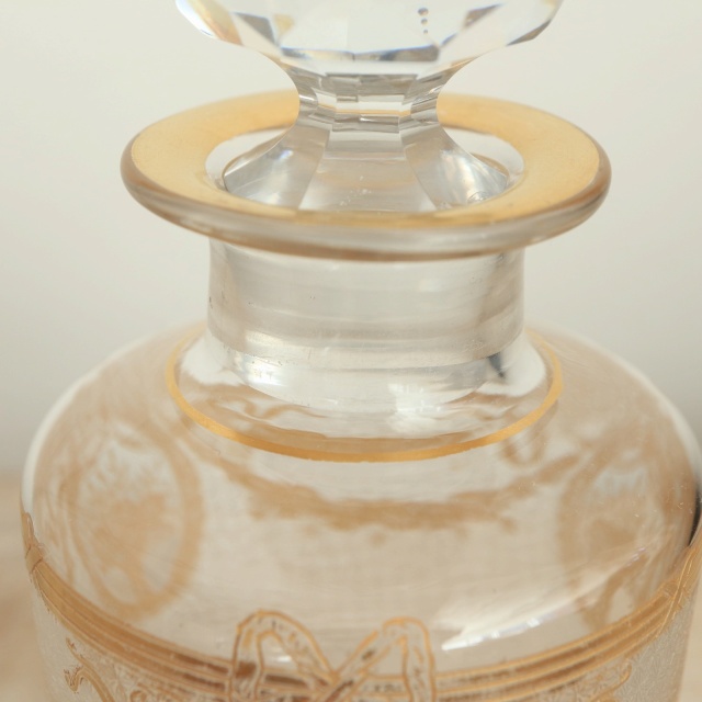 アンティーク 香水瓶 SAPHO フランス サンルイ製 Saint Louis
