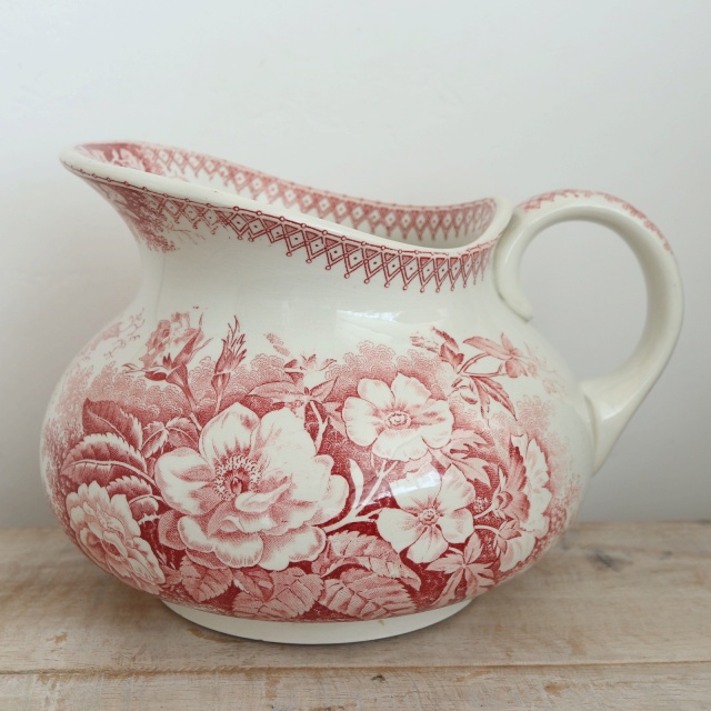 アンティーク ピシェ JARDINIERE フランス サルグミンヌ製 U&C SARREGUEMINES